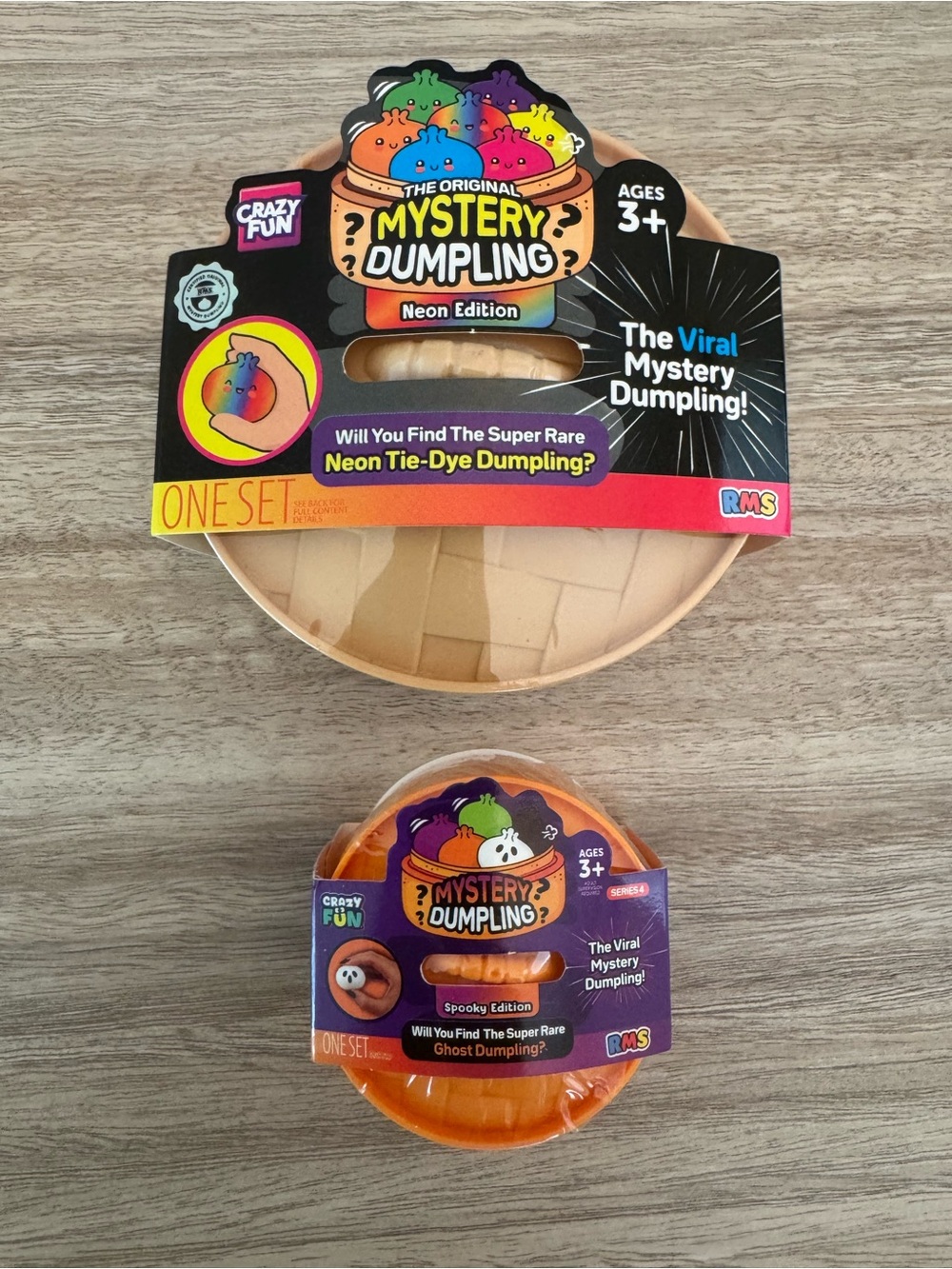 Mystery Dumpling Neon &  Mini Spooky Edition Set of 2. New